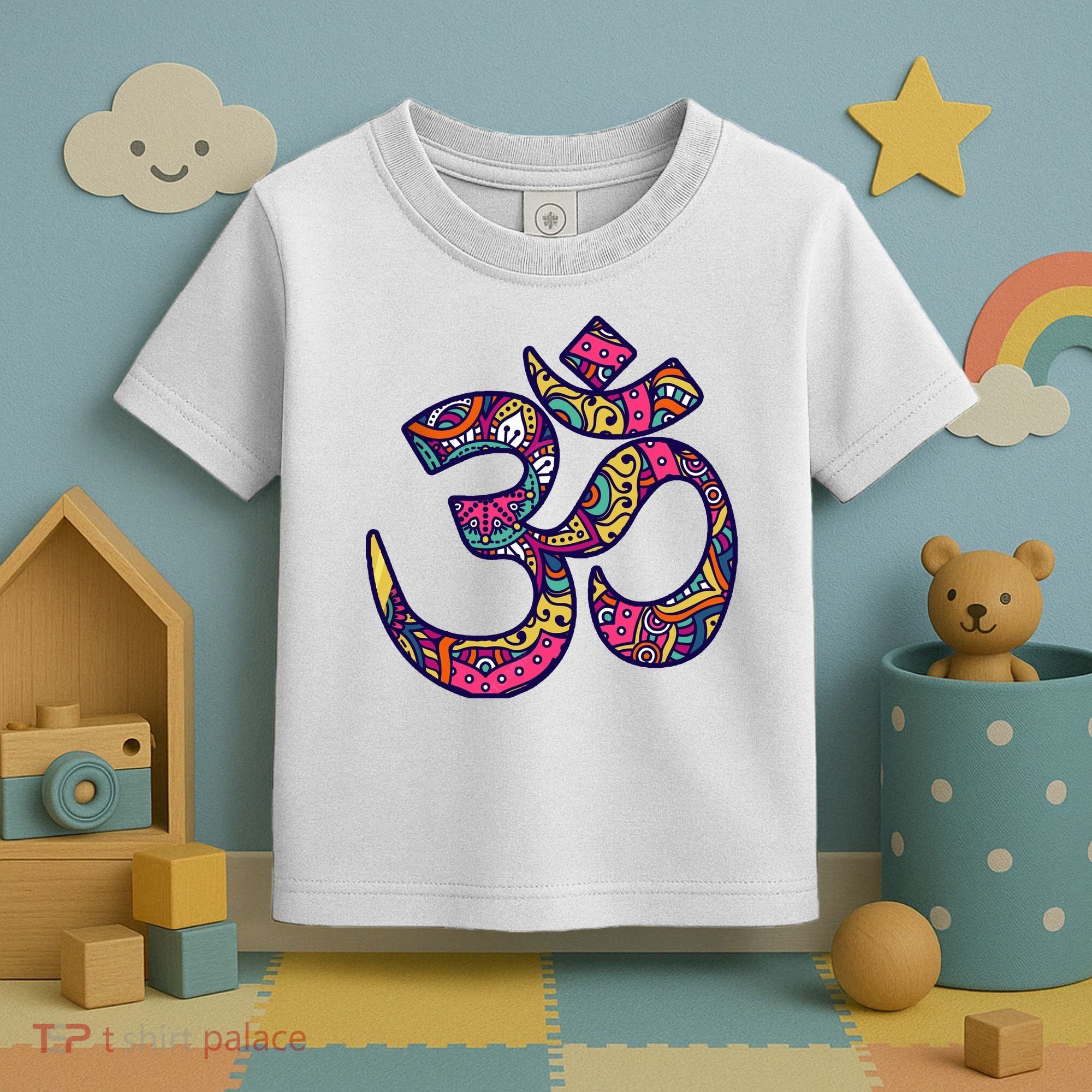 Om Mandala Yoga Toddler T-Shirt