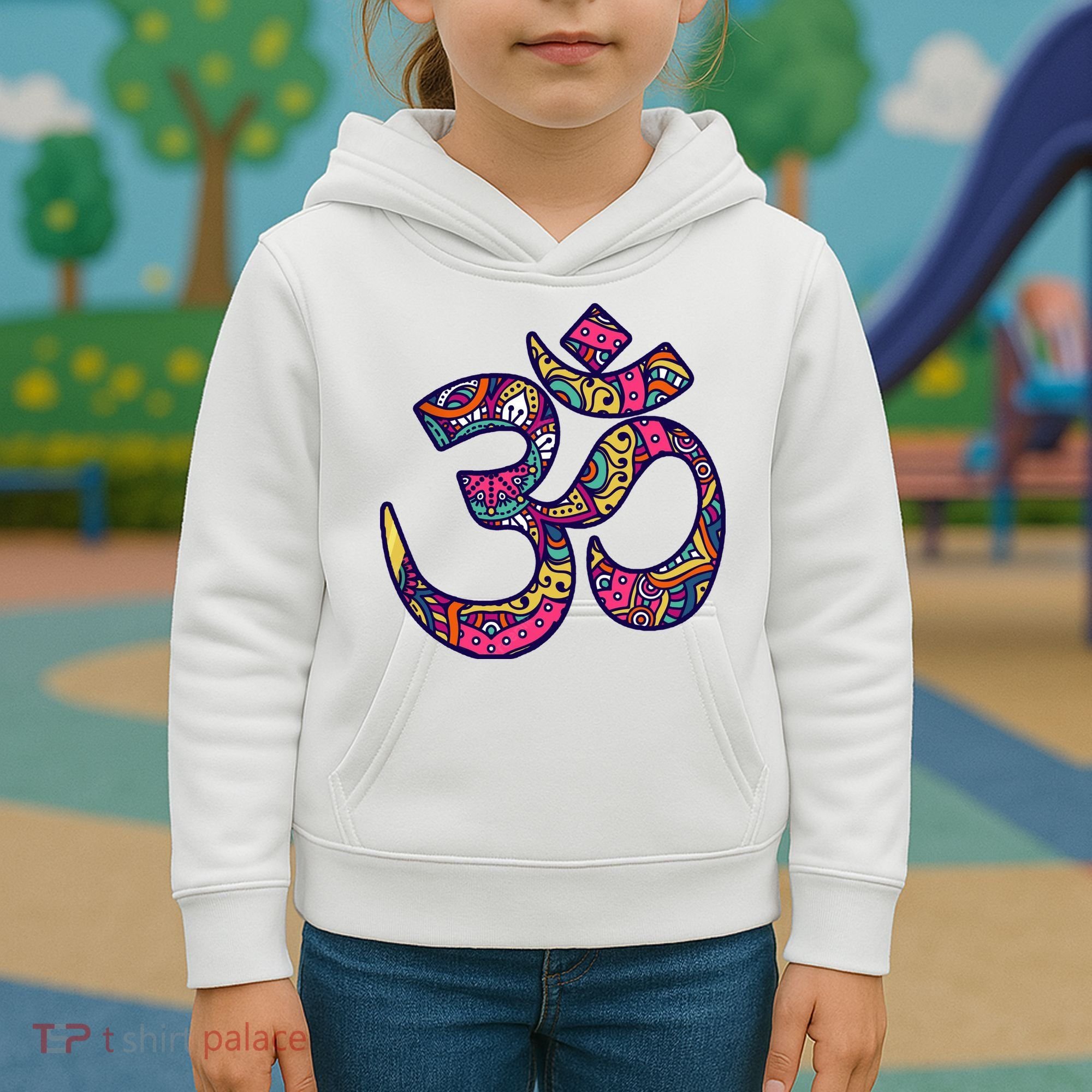 Om Mandala Yoga Kids Hoodie