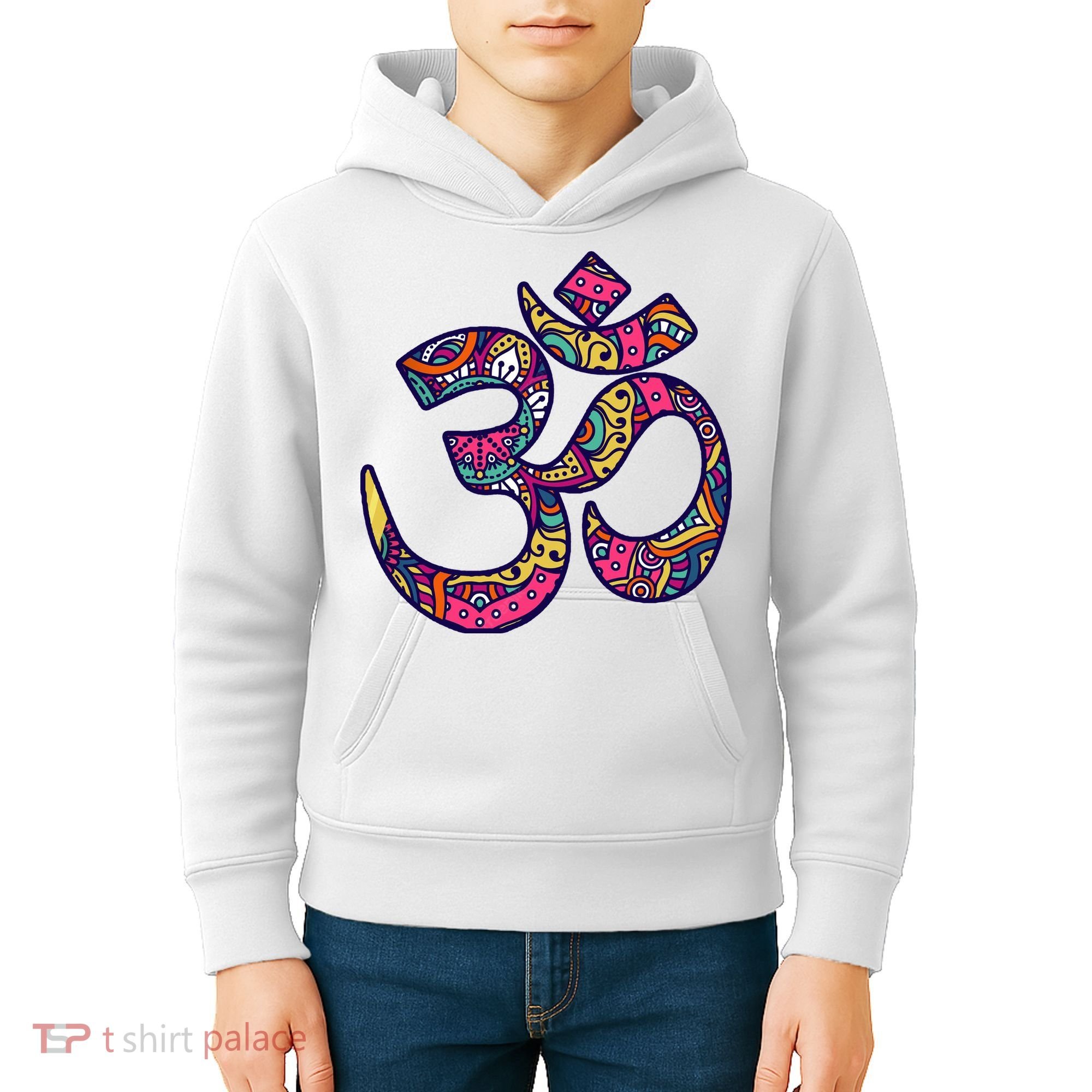 Om Mandala Yoga Kids Hoodie