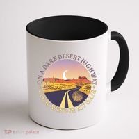 On A Dark Desert Highway Cool Wind In My Hair Coffee Mug thumb 1