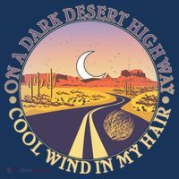 On A Dark Desert Highway Cool Wind In My Hair Doggie Tank thumb 4
