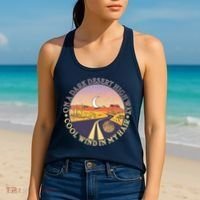On A Dark Desert Highway Cool Wind In My Hair Women's Tank Top thumb 2