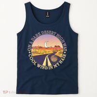 On A Dark Desert Highway Cool Wind In My Hair Tank Top thumb 2
