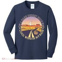 On A Dark Desert Highway Cool Wind In My Hair Kids Long Sleeve Shirt thumb 0