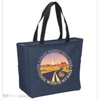 On A Dark Desert Highway Cool Wind In My Hair Tote Bag thumb 2