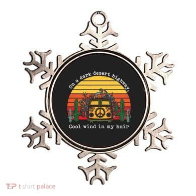  On A Dark Desert Highway Retro Ornament