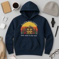  On A Dark Desert Highway Retro Hoodie thumb 3