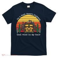  On A Dark Desert Highway Retro T-Shirt thumb 0