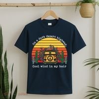  On A Dark Desert Highway Retro T-Shirt thumb 2