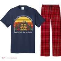 On A Dark Desert Highway Retro Pajama Set thumb 0