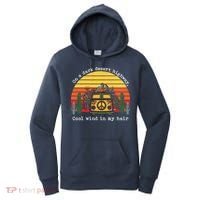  On A Dark Desert Highway Retro Women's Hoodie thumb 0