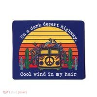  On A Dark Desert Highway Retro Mousepad thumb 0