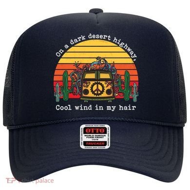  On A Dark Desert Highway Retro Hat