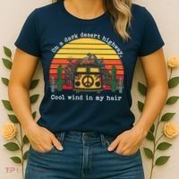  On A Dark Desert Highway Retro Women's T-Shirt thumb 2