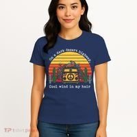  On A Dark Desert Highway Retro Women's T-Shirt thumb 4