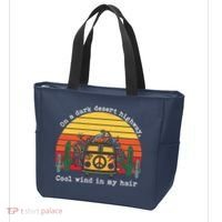  On A Dark Desert Highway Retro Tote Bag thumb 3
