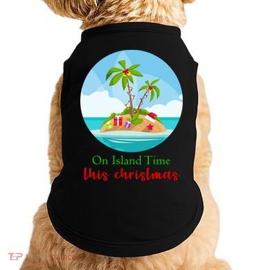 On Island Time This Christmas Vacation Doggie Tank
