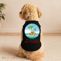On Island Time This Christmas Vacation Doggie Tank thumb 2