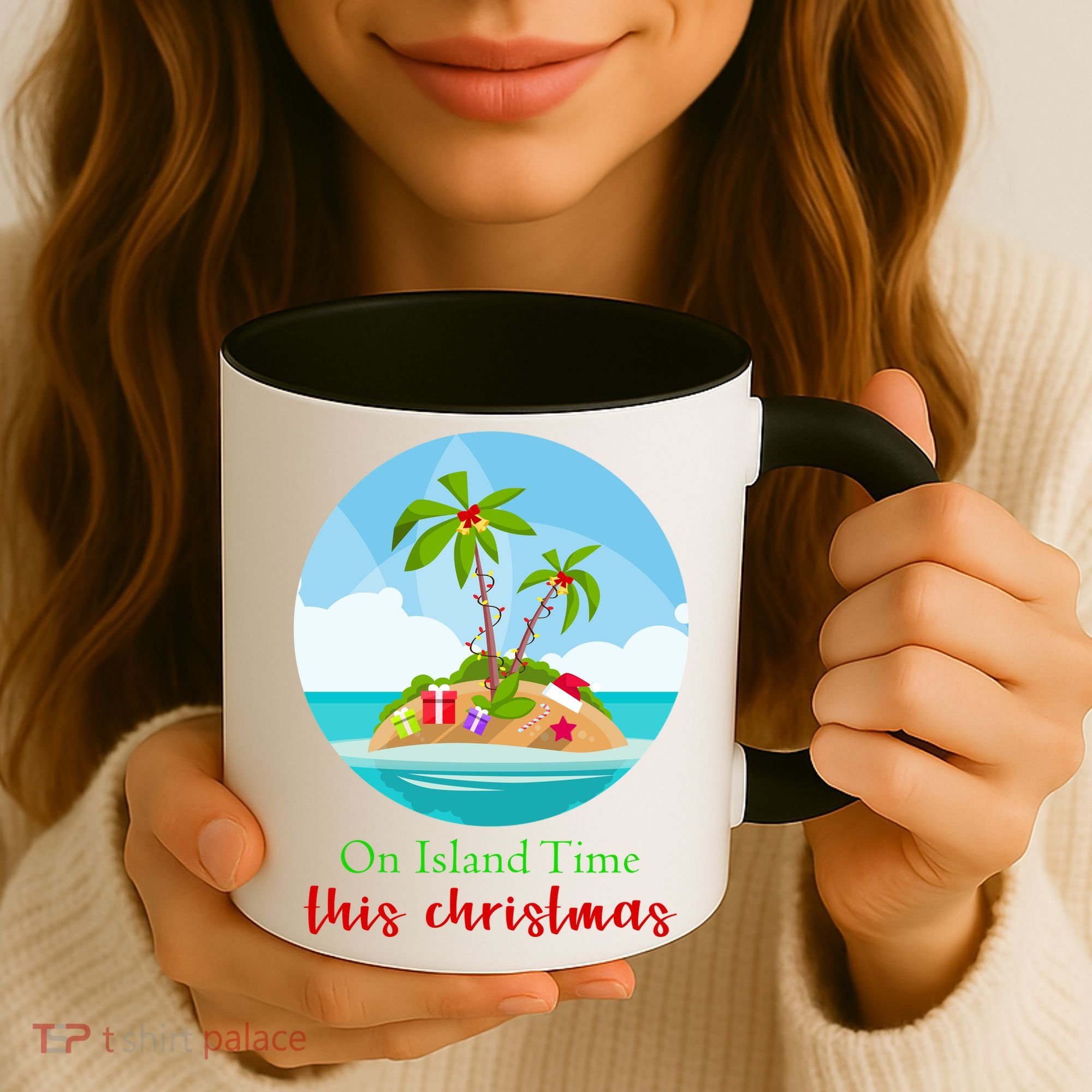 On Island Time This Christmas Vacation Coffee Mug