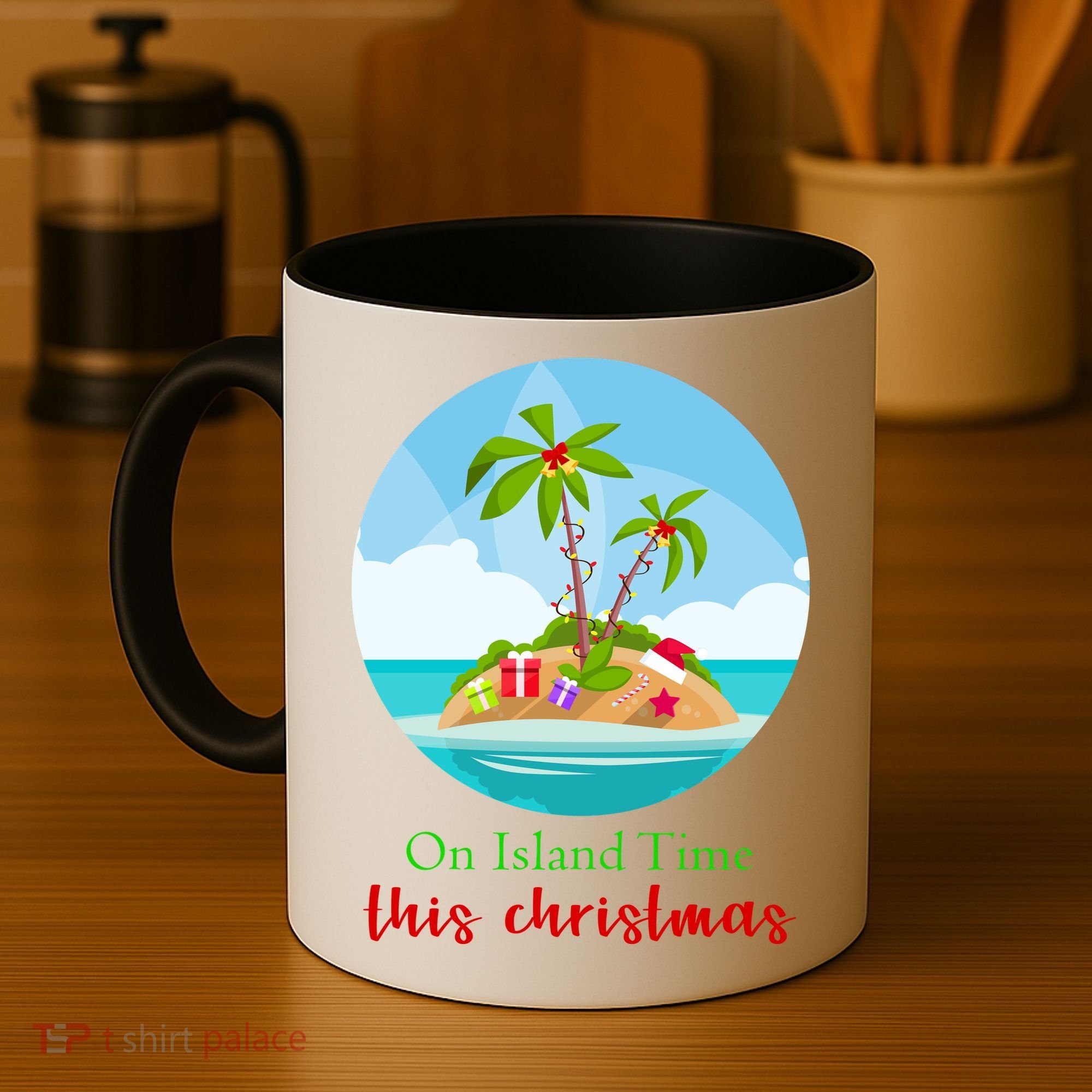 On Island Time This Christmas Vacation Coffee Mug