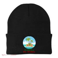 On Island Time This Christmas Vacation Beanie thumb 0