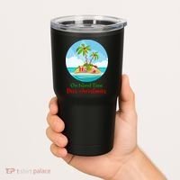 On Island Time This Christmas Vacation Tumbler thumb 2