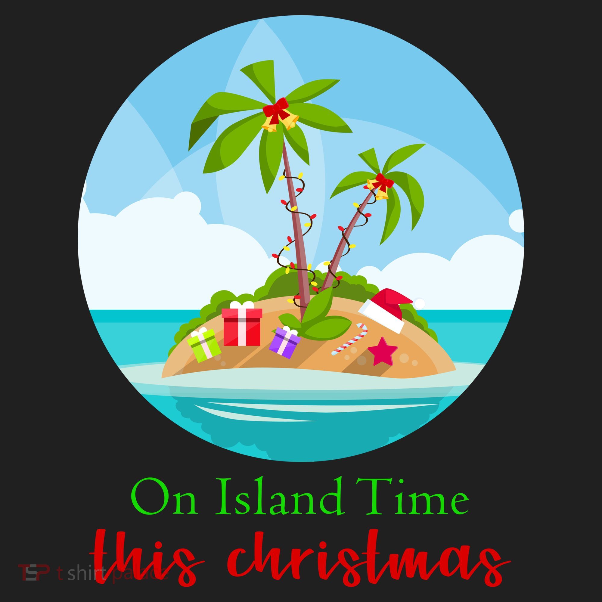 On Island Time This Christmas Vacation Tumbler
