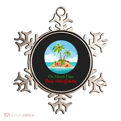 On Island Time This Christmas Vacation Ornament