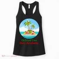 On Island Time This Christmas Vacation Women's Tank Top thumb 0