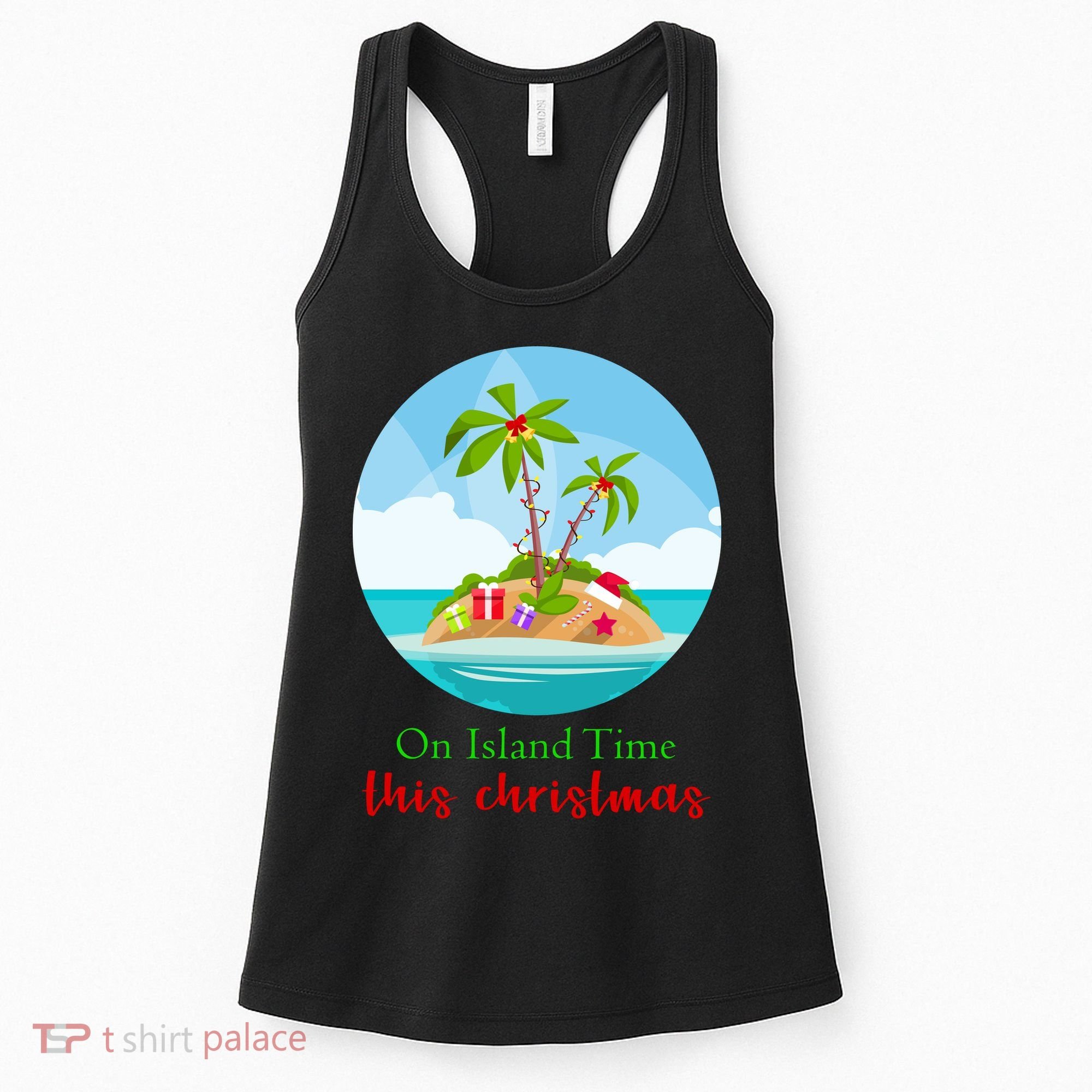 On Island Time This Christmas Vacation Women's Tank Top