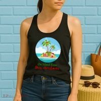 On Island Time This Christmas Vacation Women's Tank Top thumb 2