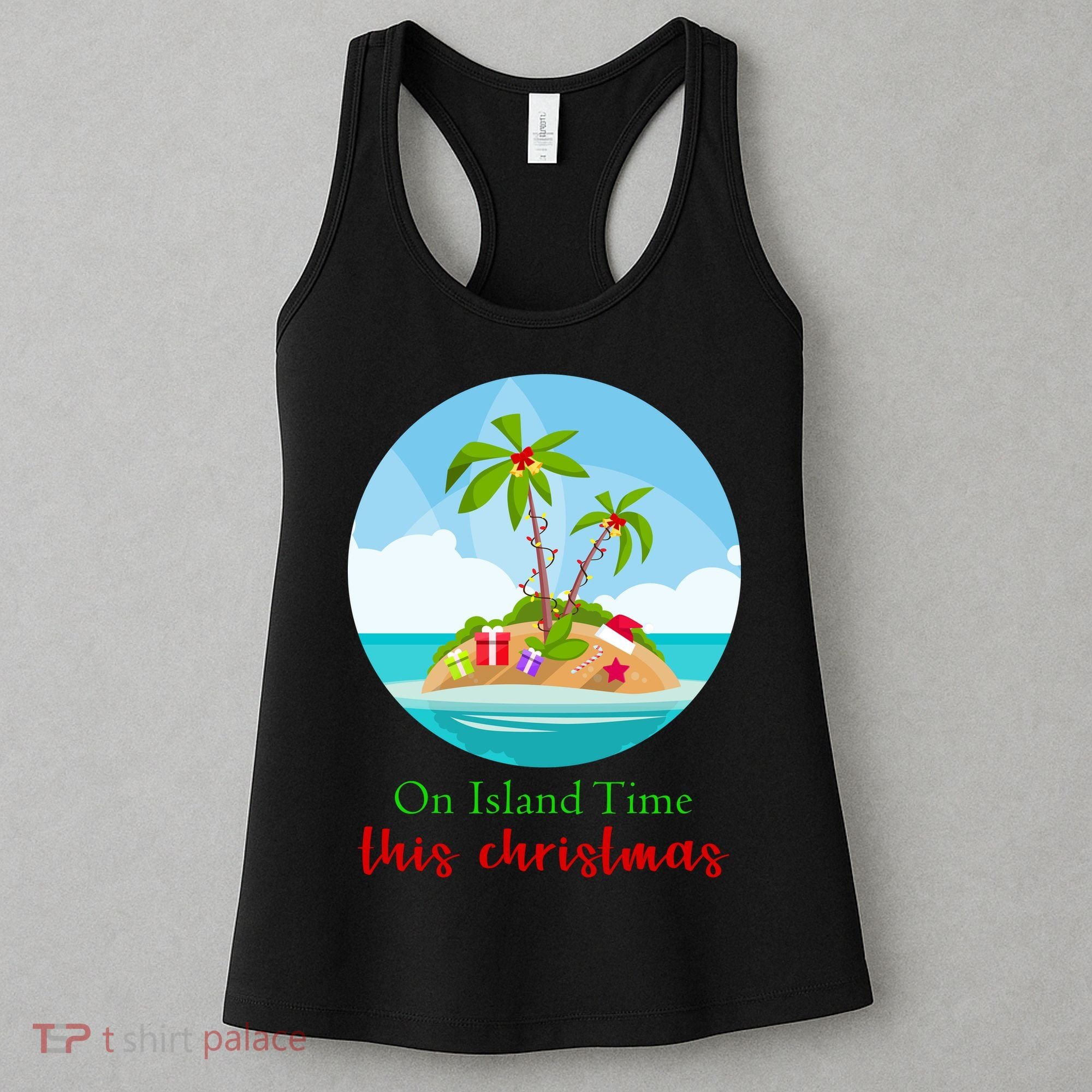 On Island Time This Christmas Vacation Women's Tank Top