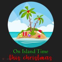 On Island Time This Christmas Vacation Golf Towel thumb 3
