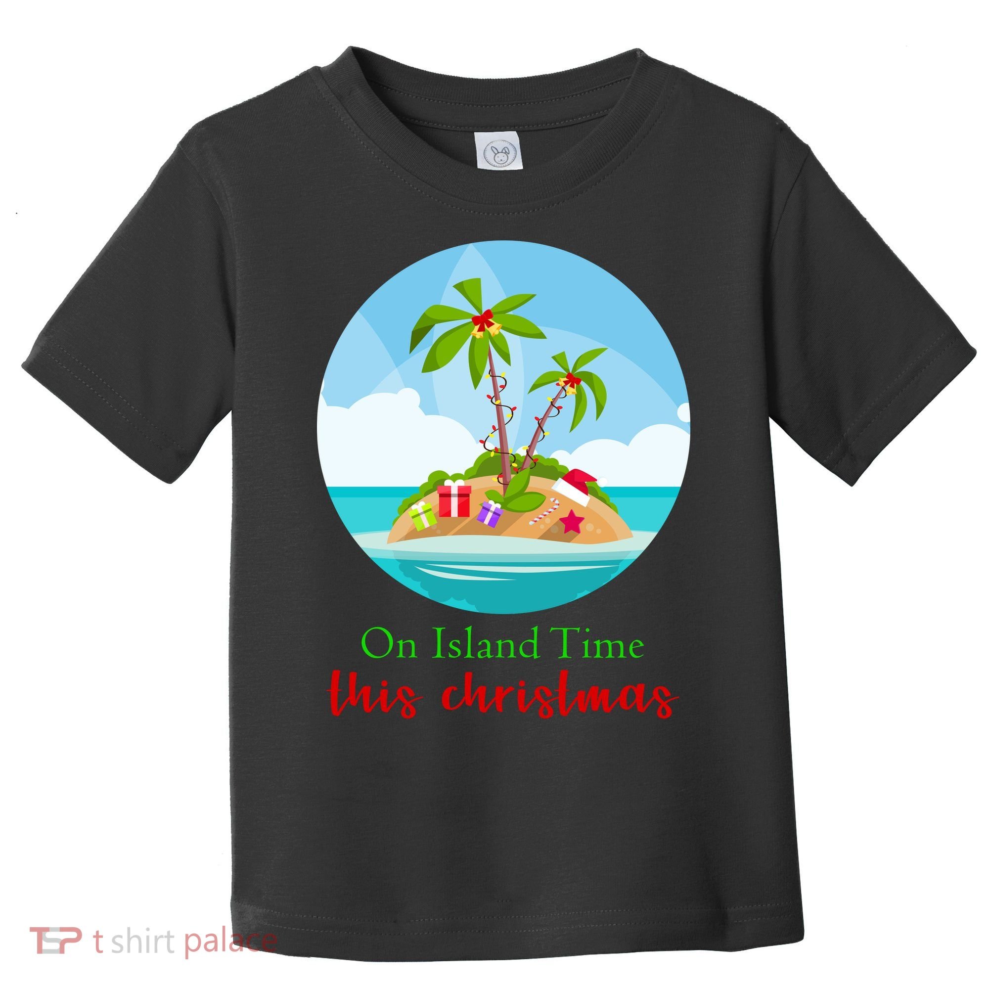 On Island Time This Christmas Vacation Toddler T-Shirt