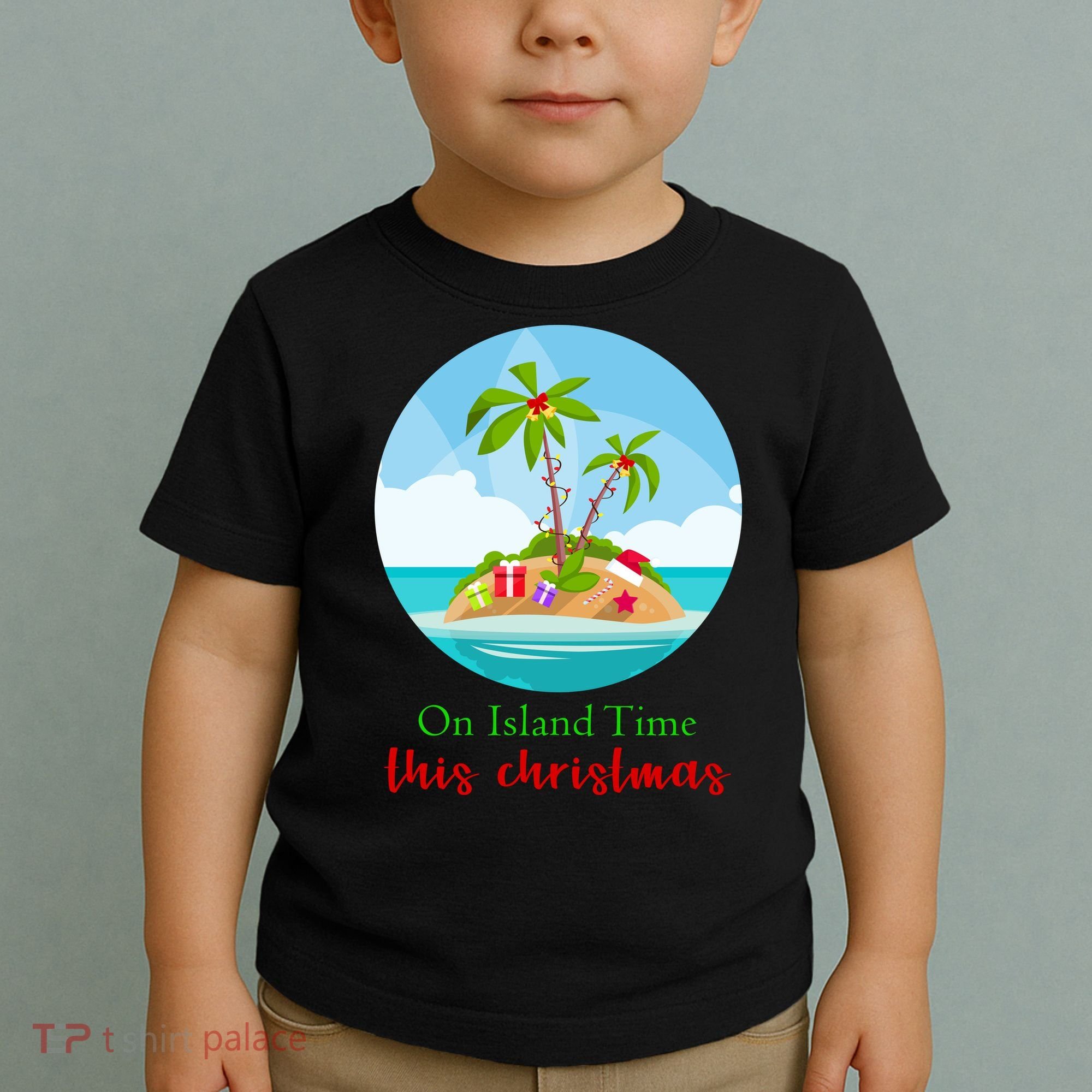 On Island Time This Christmas Vacation Toddler T-Shirt