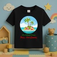 On Island Time This Christmas Vacation Toddler T-Shirt thumb 3
