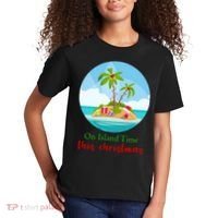 On Island Time This Christmas Vacation Kids T-Shirt thumb 2
