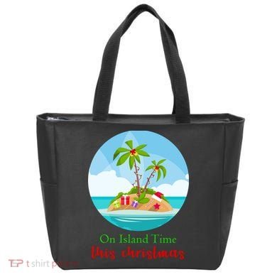 On Island Time This Christmas Vacation Tote Bag