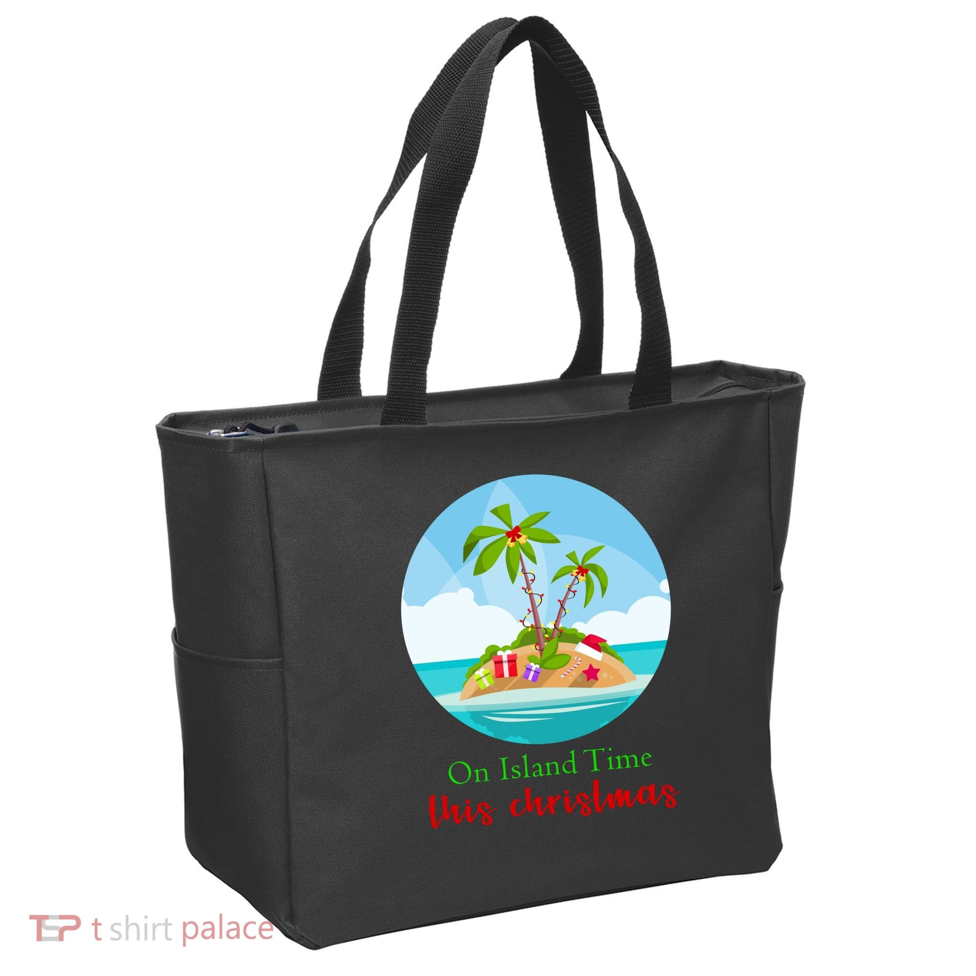 On Island Time This Christmas Vacation Tote Bag