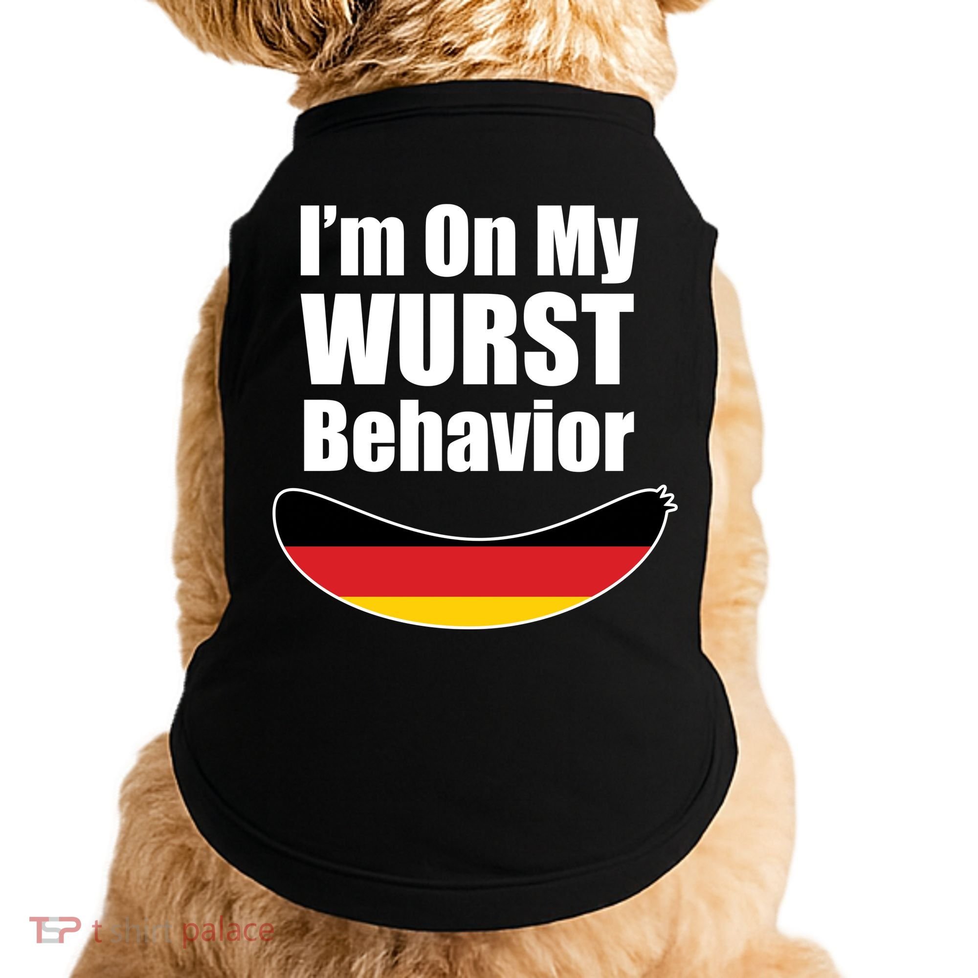 On My Worst Behavior Doggie Tank