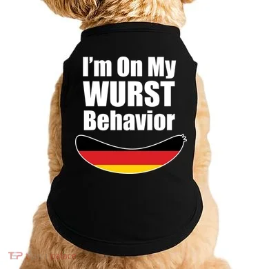 On My Worst Behavior Doggie Tank