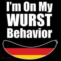 On My Worst Behavior Women's Long Sleeve Shirt thumb 2