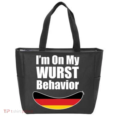 On My Worst Behavior Tote Bag