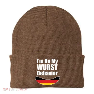 On My Worst Behavior Beanie
