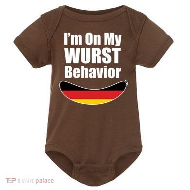 On My Worst Behavior Baby Bodysuit