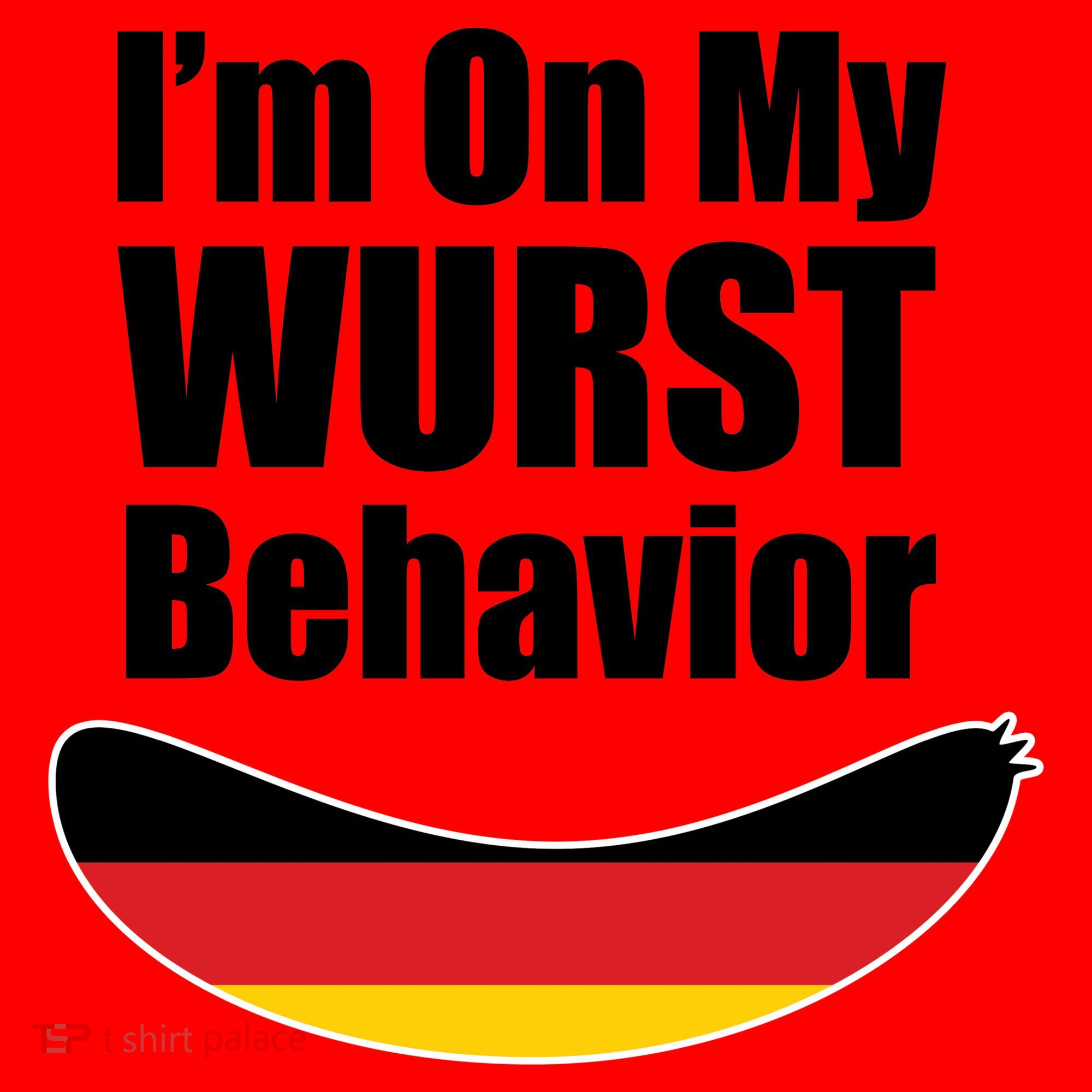 On My Worst Behavior Santa Hat