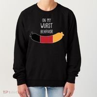 On My Worst Behavior Oktoberfest Women's Sweatshirt thumb 0