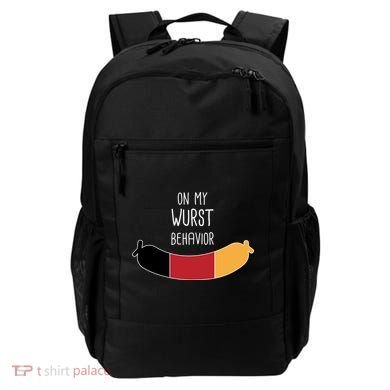 On My Worst Behavior Oktoberfest Backpack