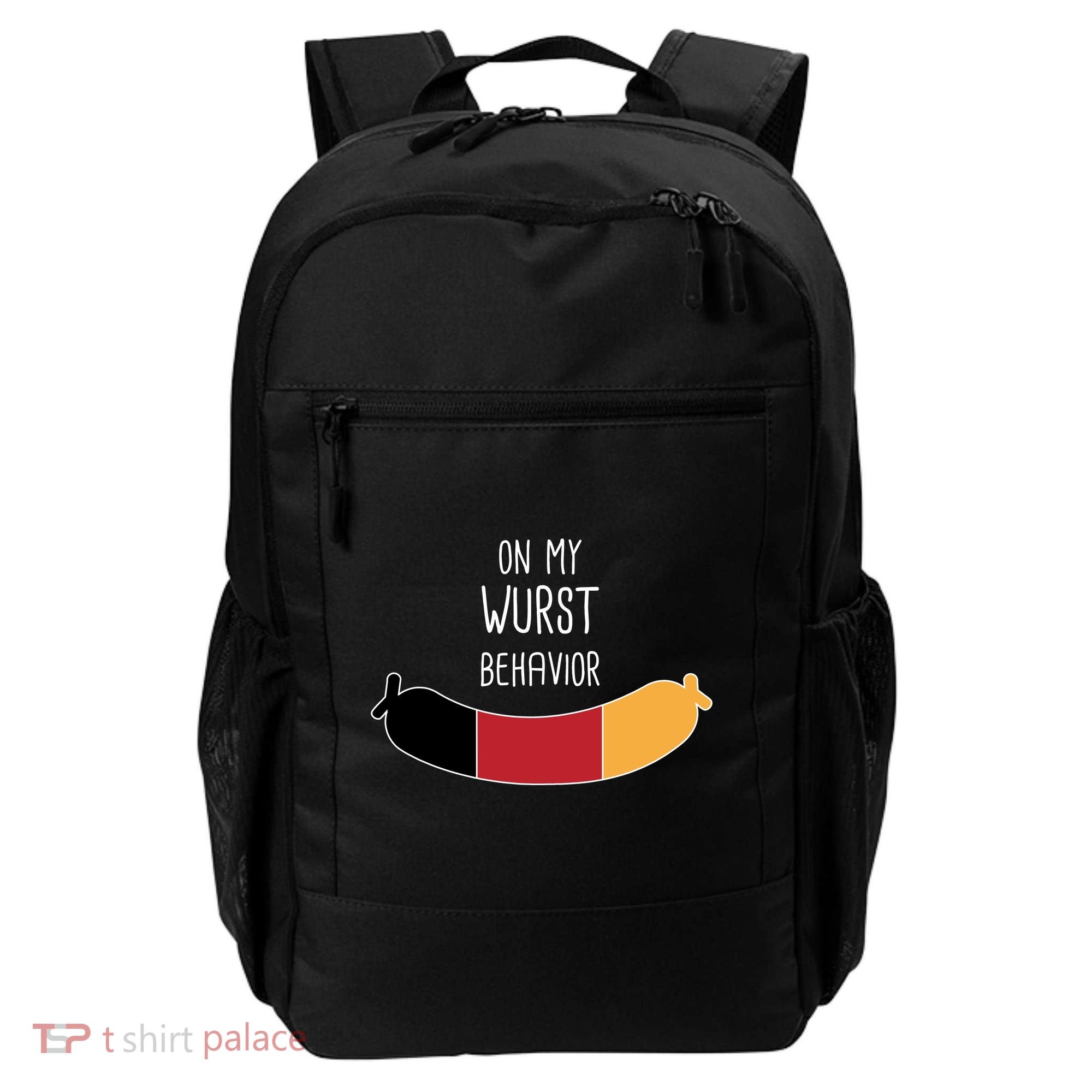 On My Worst Behavior Oktoberfest Backpack