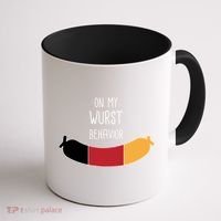 On My Worst Behavior Oktoberfest Coffee Mug thumb 1